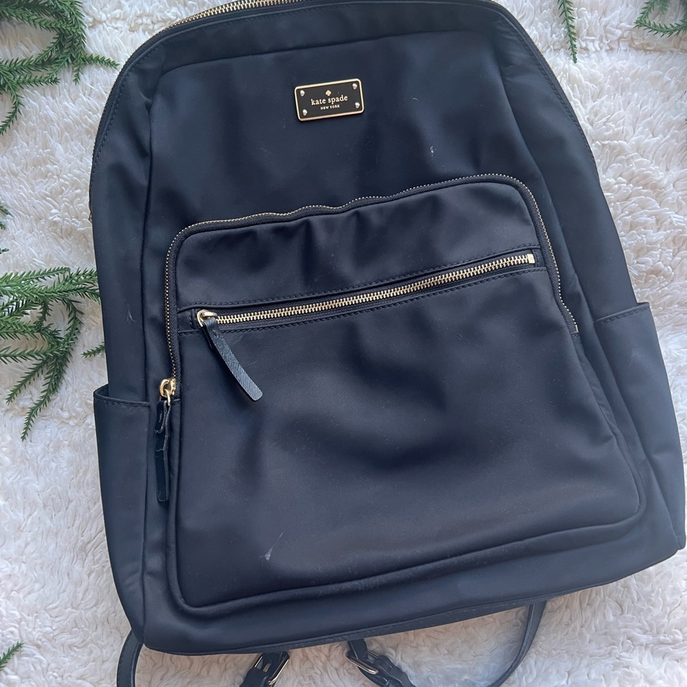Kate Spade Black Backpack